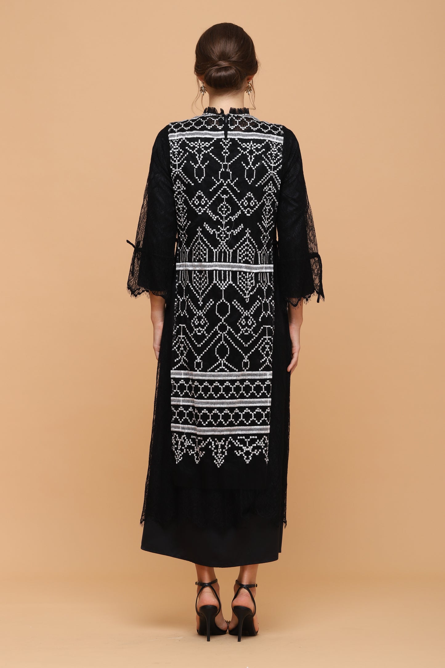 Brave - Black Ethnic Maxi Dress