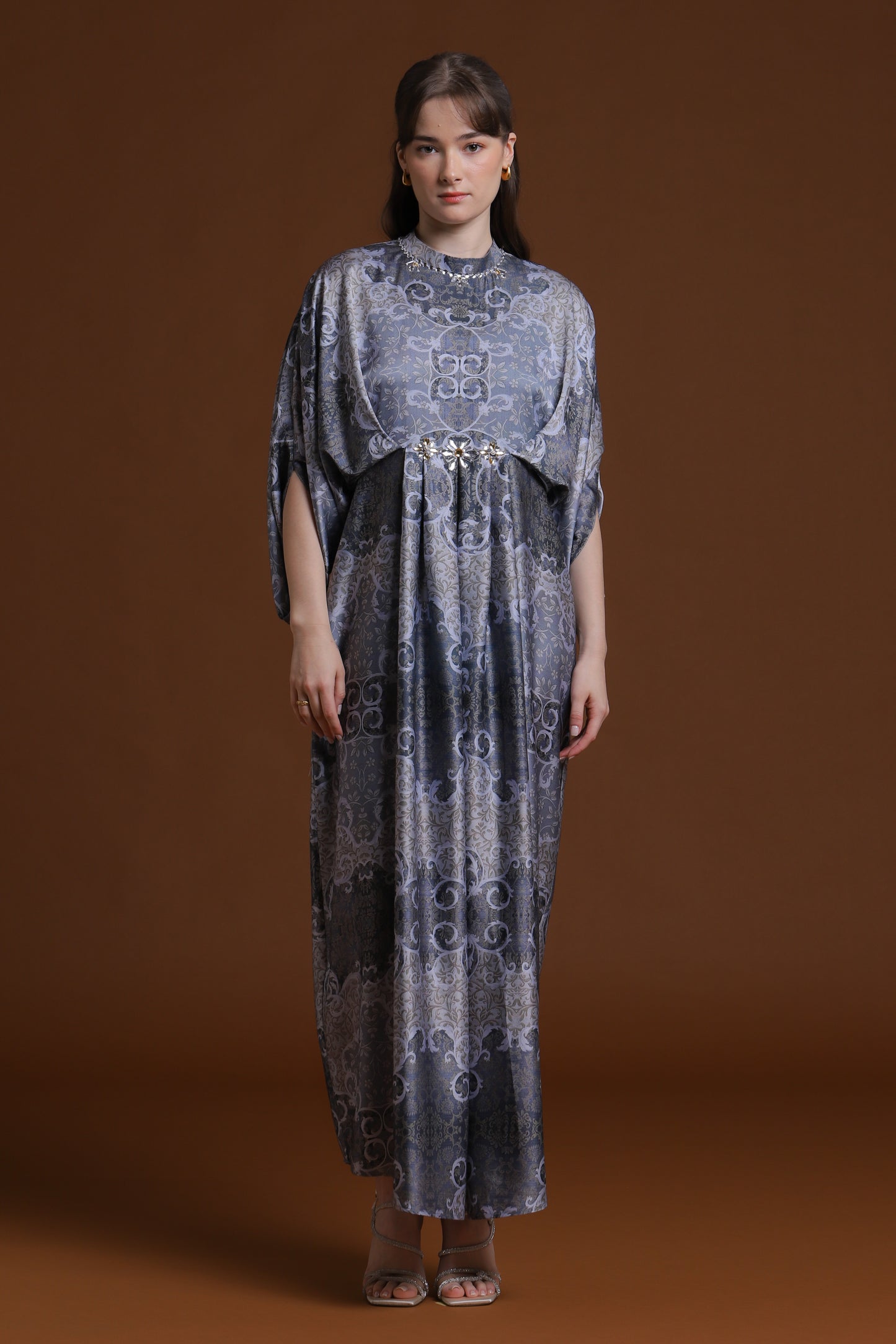 Kindness - Grey Baroque Kaftan