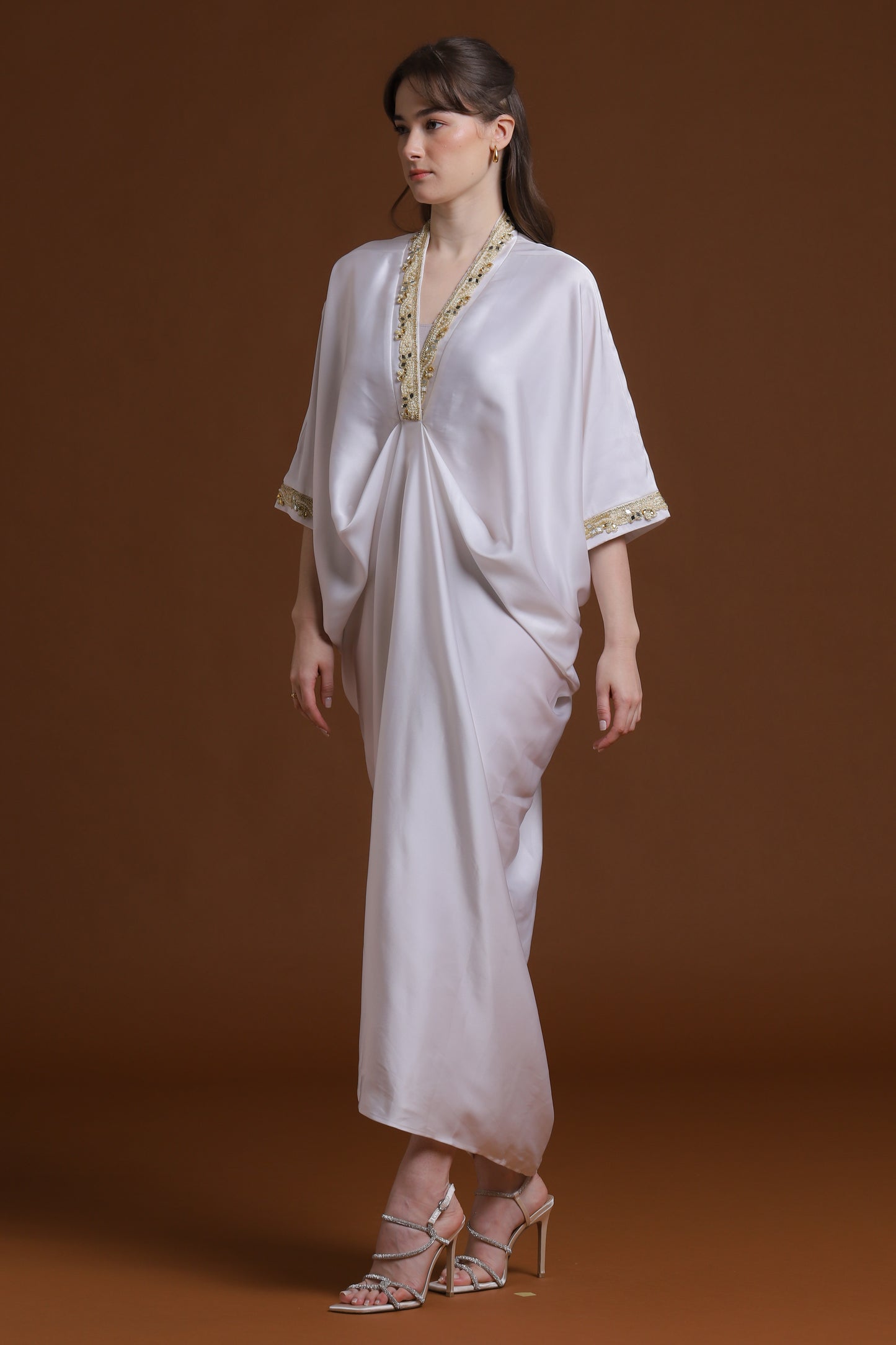 Humble - White Gold Kaftan