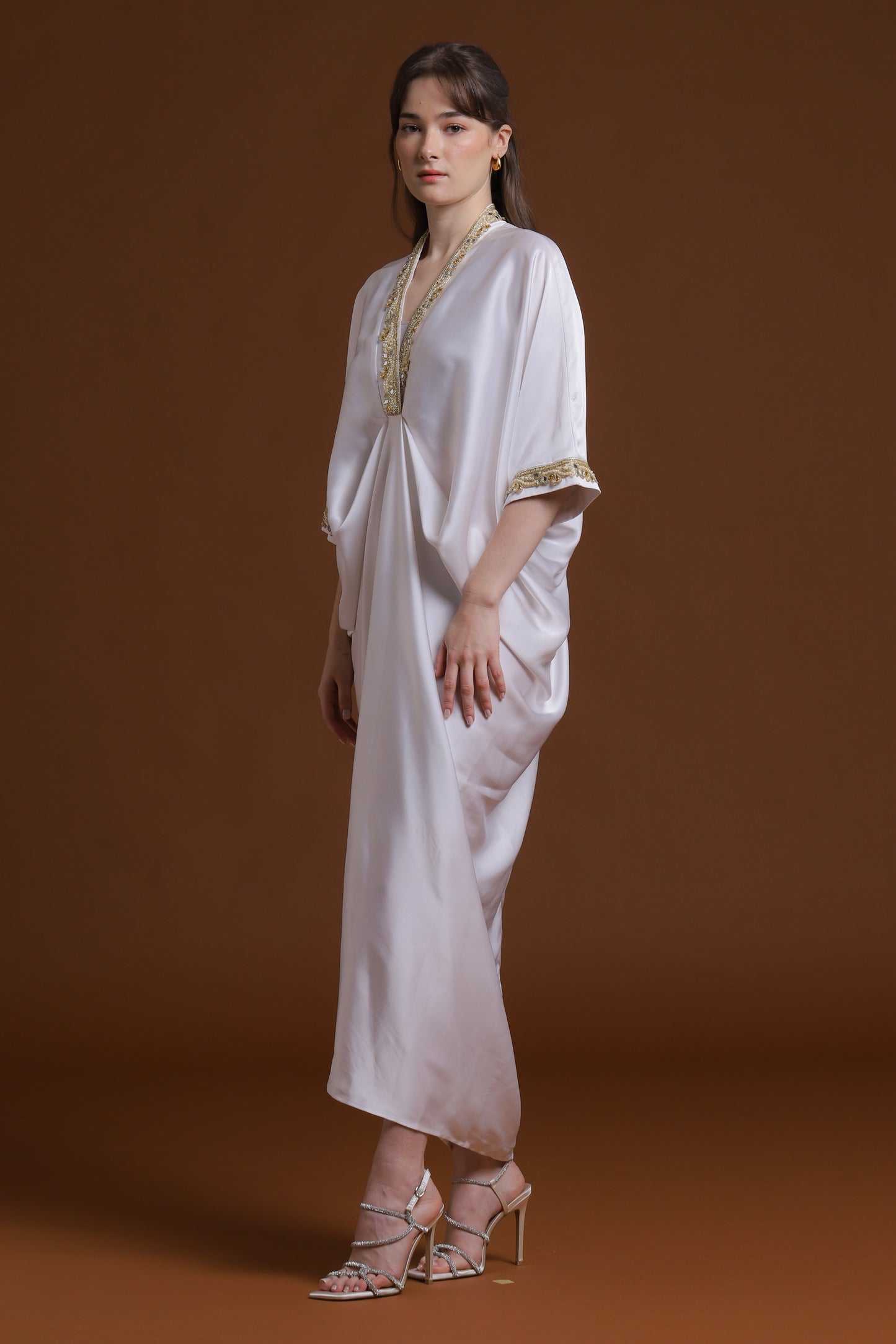 Humble - White Gold Kaftan