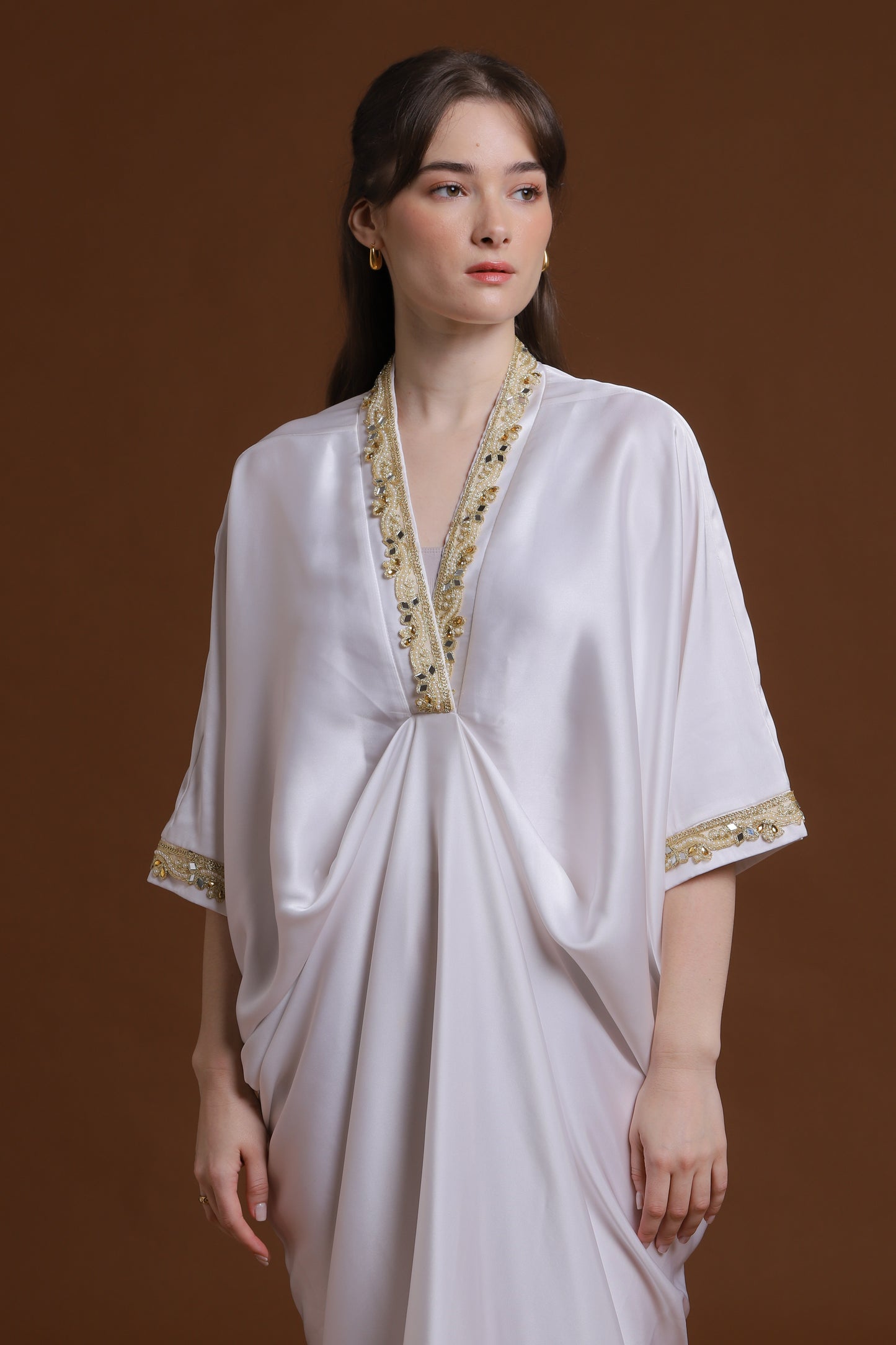 Humble - White Gold Kaftan