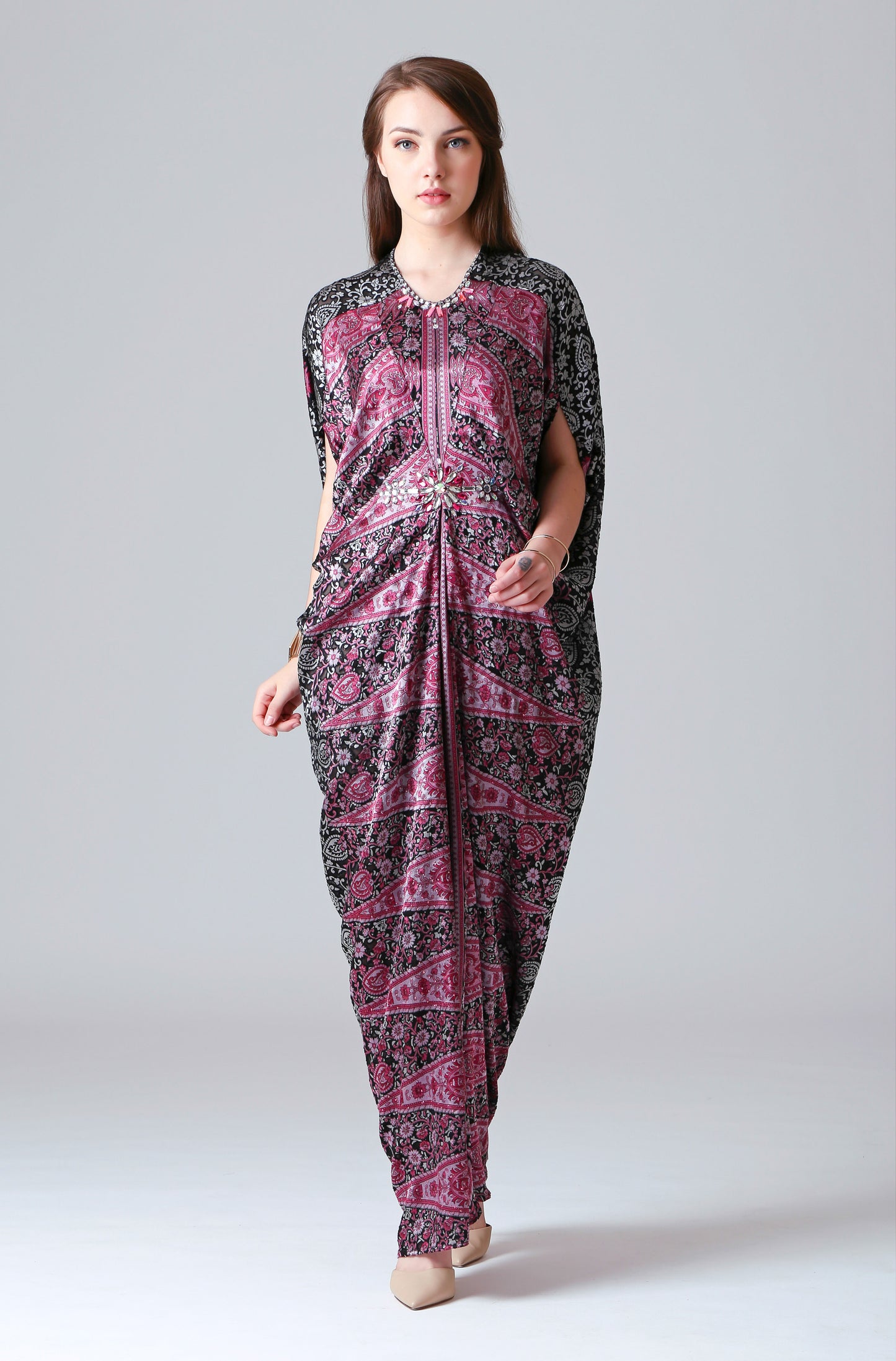 Innocence - Pinkish Paisley Kaftan