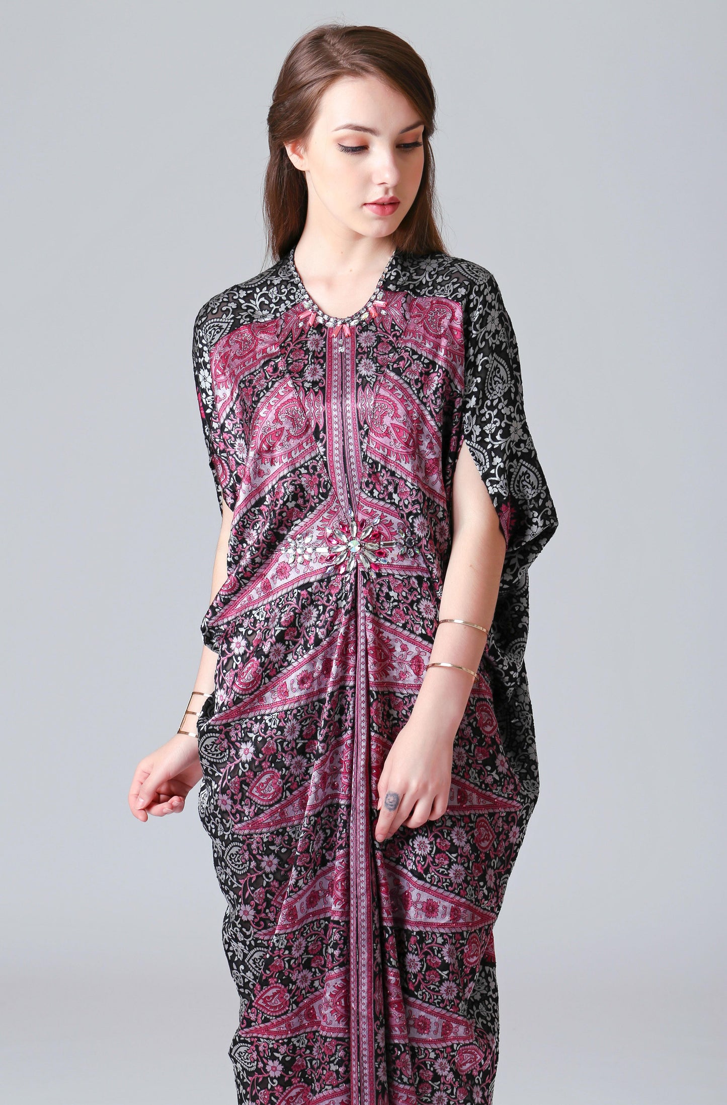 Innocence - Pinkish Paisley Kaftan