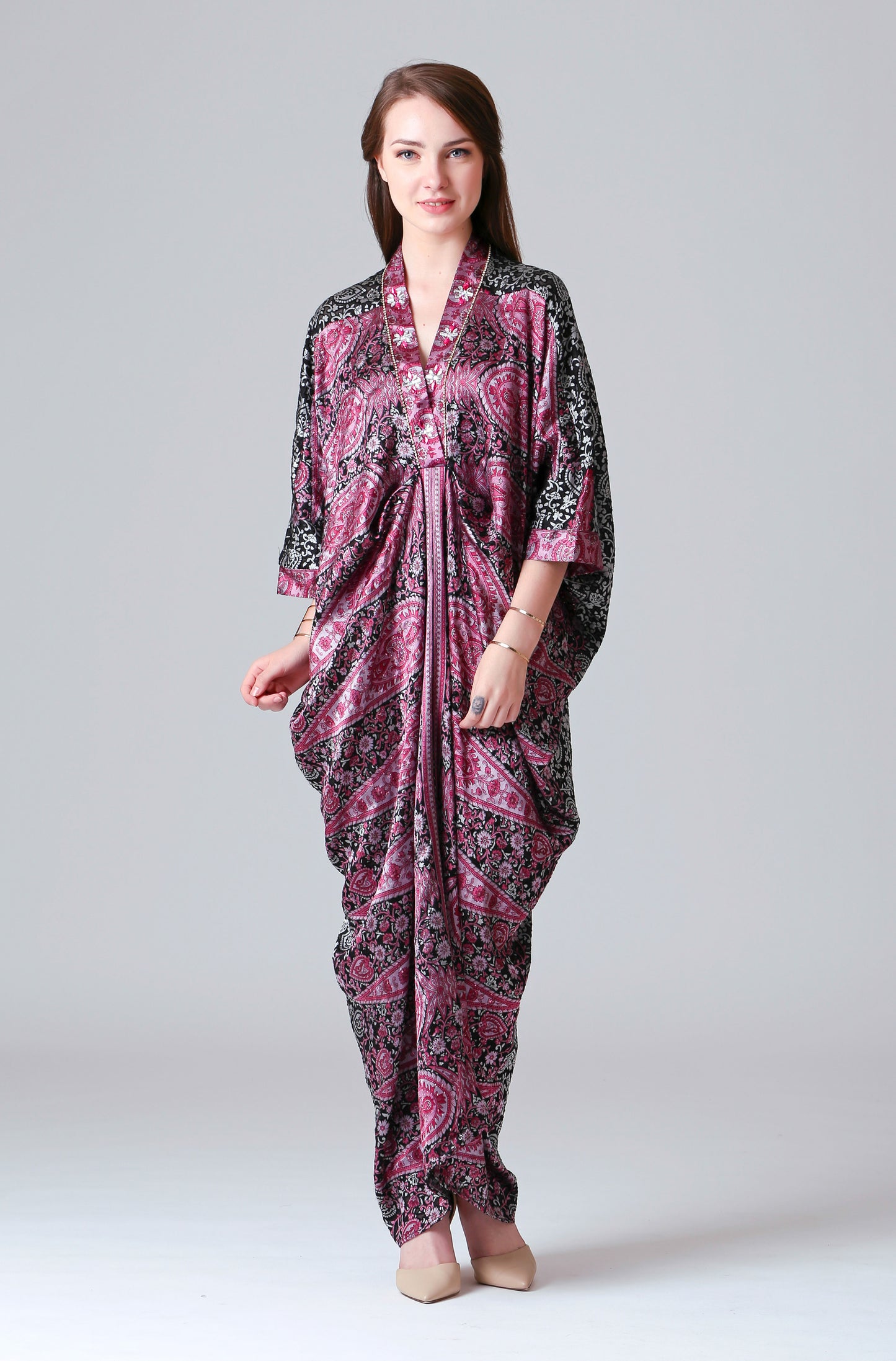 Humble - Pinkish Paisley Kaftan