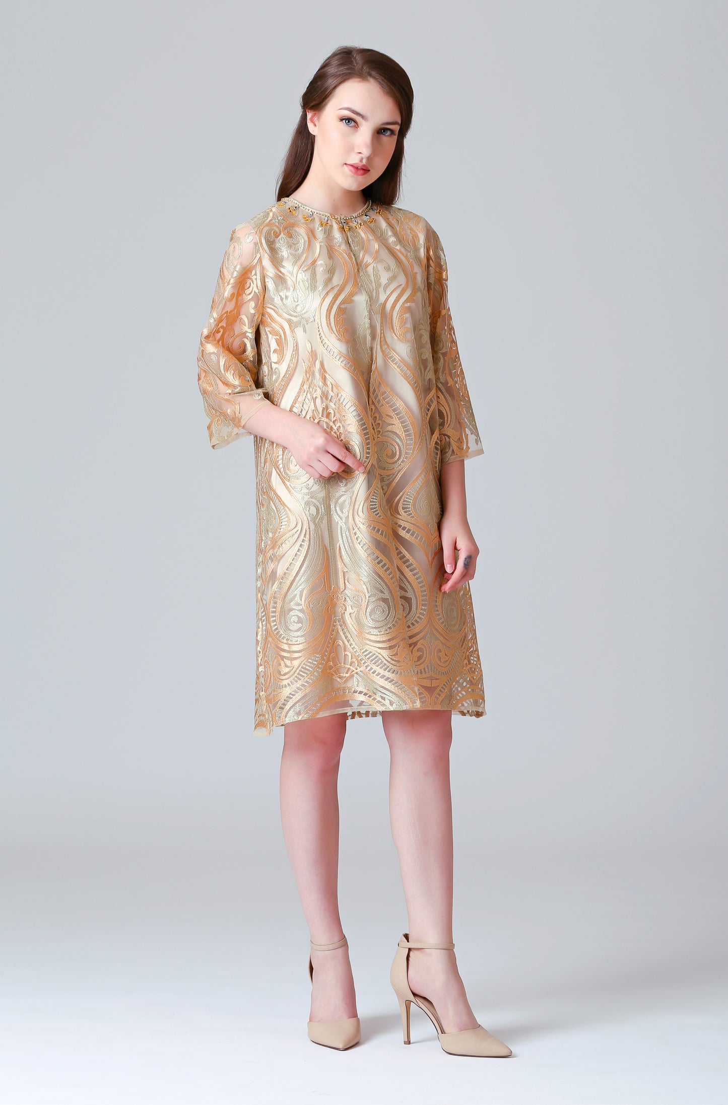 Fearless - Soft Gold Dress