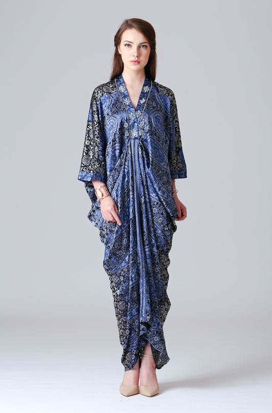 Humble - Bluish Paisley Kaftan