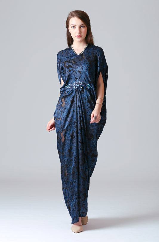 Innocence - Blue Baroque Kaftan